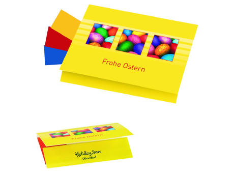 Klappkärtchen Eierfarben