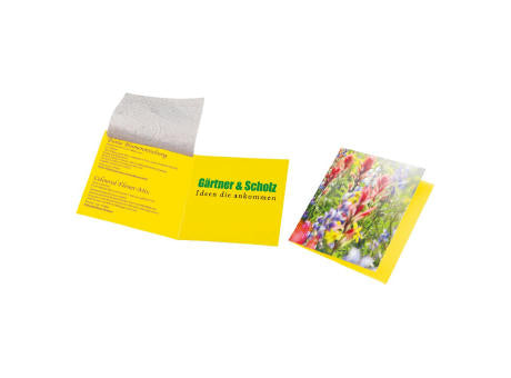 Samenpapier Blumenkärtchen