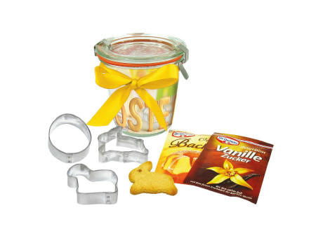 Oster-Backförmchen im Weck-Glas