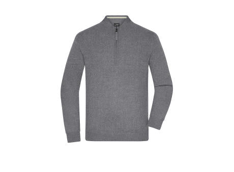 Men's Half-Zip Troyer - Klassischer Troyer aus Baumwolle