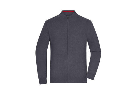 Men's Zip-Cardigan - Klassische Strickjacke mit Reißverschluss