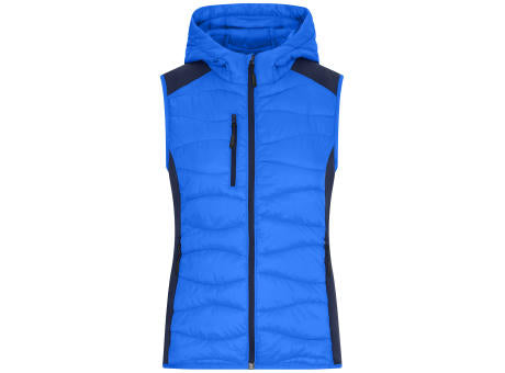 Ladies' Hybrid Vest - Sportliche Weste mit Kapuze im attraktiven Materialmix