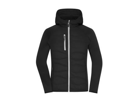 Ladies' Hybrid Jacket - Sportliche Jacke mit Kapuze im attraktiven Materialmix