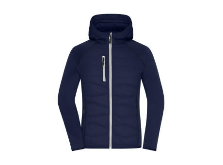 Ladies' Hybrid Jacket - Sportliche Jacke mit Kapuze im attraktiven Materialmix