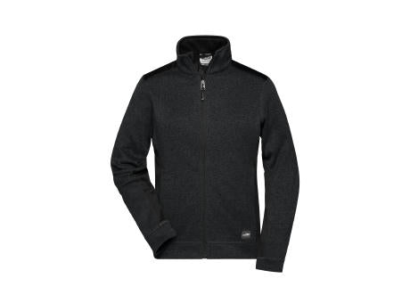 Ladies' Knitted Workwear Fleece Jacket - STRONG - - Pflegeleichte Strickfleece Jacke im Materialmix
