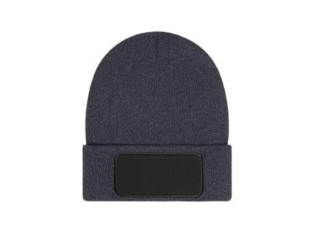 Beanie with Patch (10cm x 5 cm) - Thinsulate - Wärmende Strickmütze mit Zwischenfutter aus Thinsulate™ mit Baumwoll-Patch