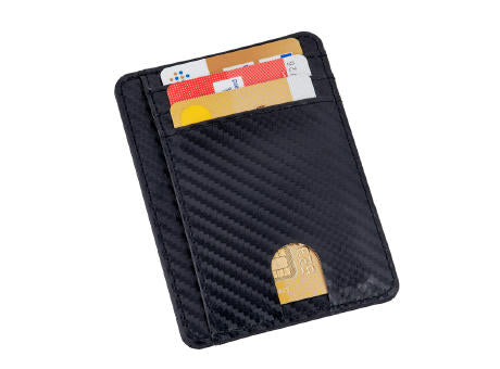 RFID Etui aus PU in Carbon Optik