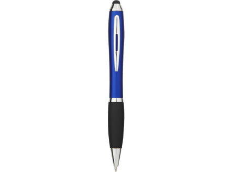 Nash Stylus Kugelschreiber farbig mit schwarzem Griff (blaue Mine)