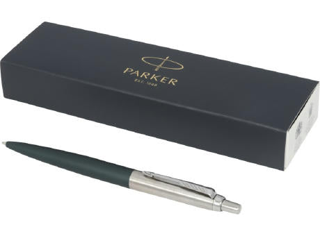 Parker Jotter XL matt mit Kugelschreiber mit Chromverzierung (blaue Mine)