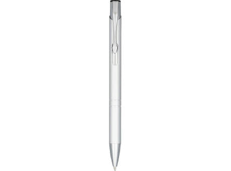 Moneta Druckkugelschreiber aus eloxiertem Aluminium (schwarze Mine)