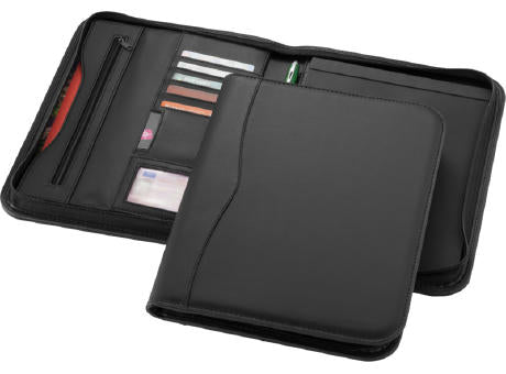 Ebony A4 Reißverschlussmappe