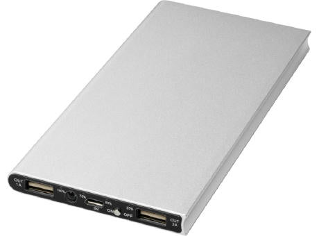 Plate 8000 mAh Aluminium-Powerbank