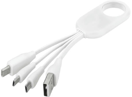 Troup 4-in-1-Ladekabel mit Typ C Spitze