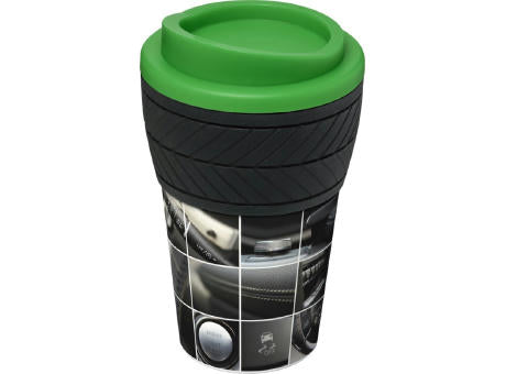Brite-Americano® 350 ml Isolierbecher mit Schutzring Reifen-Design