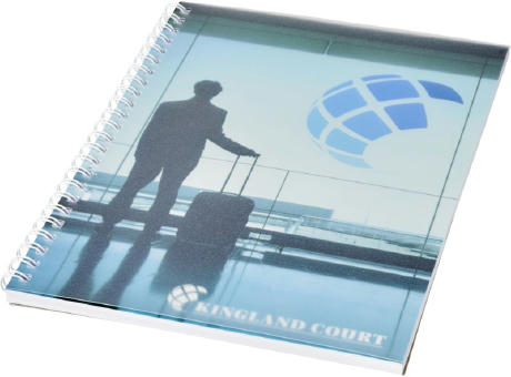 Desk-Mate® A5 Notizbuch mit Kunststoff Cover und Spiralbindung
