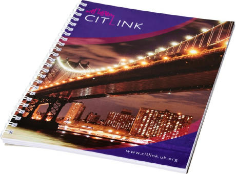 Desk-Mate® A4 Notizbuch mit Spiralbindung