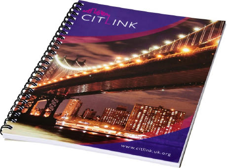 Desk-Mate® A4 Notizbuch mit Spiralbindung