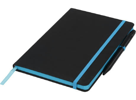 Noir Edge A5 Notizbuch mit farbigem Rand