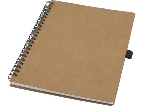 Cobble A5 Notizbuch mit Spiralbindung aus recyceltem Karton mit Steinpapier