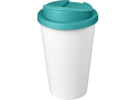 Americano® Eco 350 ml recycelter Becher mit auslaufsicherem Deckel