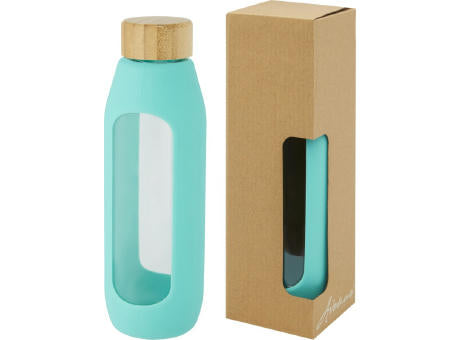 Tidan 600 ml Flasche aus Borosilikatglas mit Silikongriff
