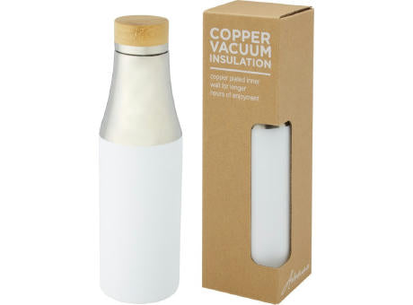 Hulan 540 ml Kupfer-Vakuum Isolierflasche mit Bambusdeckel
