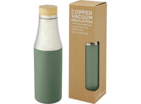 Hulan 540 ml Kupfer-Vakuum Isolierflasche mit Bambusdeckel