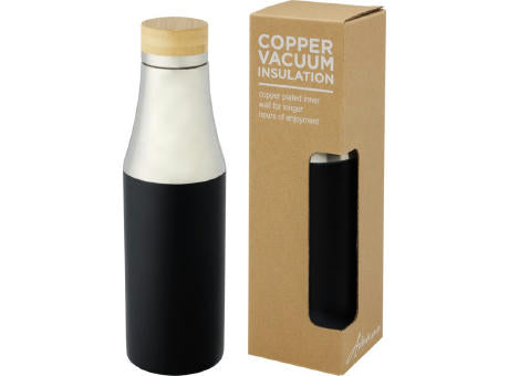 Hulan 540 ml Kupfer-Vakuum Isolierflasche mit Bambusdeckel