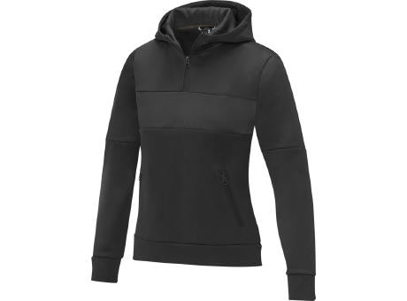 Sayan Kapuzenpullover mit halbem Reißverschluss für Damen