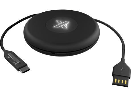 SCX.design C18 3-in-1 Travel Ladekabel mit Leuchtlogo