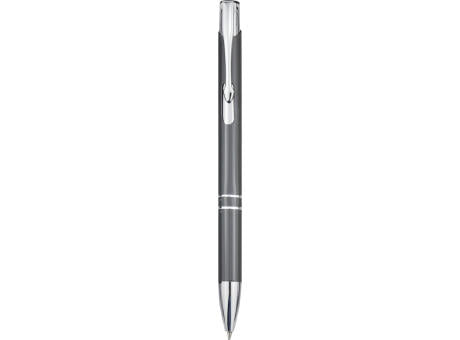 Moneta Kugelschreiber aus recyceltem Aluminium (schwarze Mine)