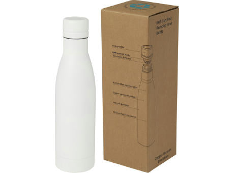 Vasa RCS-zertifizierte Kupfer-Vakuum Isolierflasche aus recyceltem Edelstahl, 500 ml