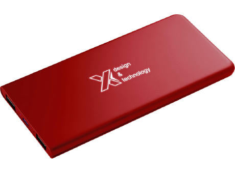 SCX.design P15 5000 mAh Powerbank mit Leuchtlogo