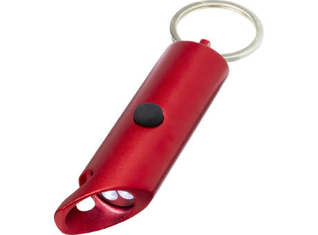Flare IPX-LED-Lampe und Flaschenöffner aus recyceltem Aluminium mit Schlüsselanhänger