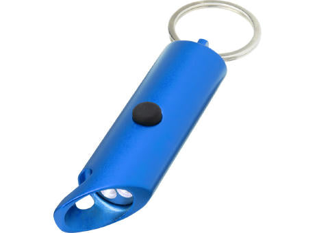 Flare IPX-LED-Lampe und Flaschenöffner aus recyceltem Aluminium mit Schlüsselanhänger