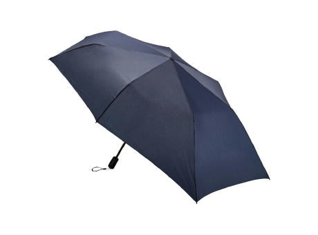 Der innovative Taschenschirm mit nach hinten verlängertem Bezug, 7 Segmente, windstabil