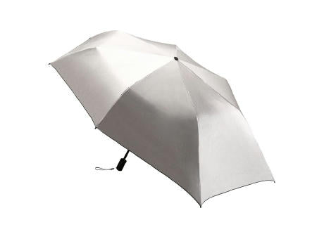 Der innovative Taschenschirm mit nach hinten verlängertem Bezug, 7 Segmente, windstabil