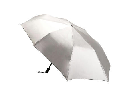 Der innovative Taschenschirm mit nach hinten verlängertem Bezug, 8 Segmente, windstabil