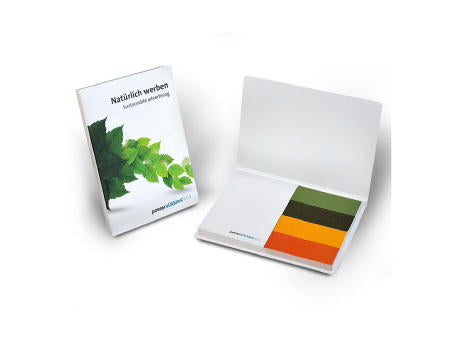 Recycling Haftset 01 mit individualisierbaren Papiermarkern