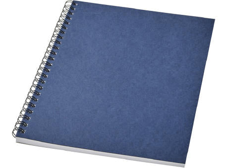 Desk-Mate® A5 recyceltes farbiges Notizbuch mit Spiralbindung