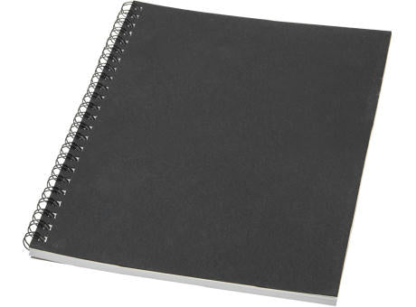 Desk-Mate® A5 recyceltes farbiges Notizbuch mit Spiralbindung