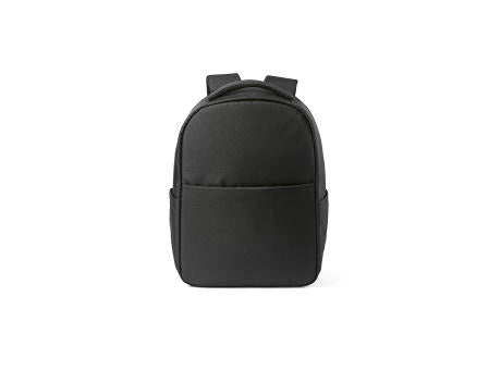 Budapest 16L Rucksack aus rPET. Vordertasche. Laptops bis 17"