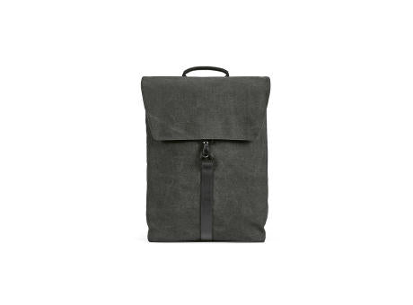 Prague 25L Rucksack, recy.Baumwolle. Hakenverschluss. Laptops bis 17"