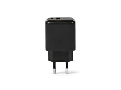 Franklin Wandladegerät rABS, 20W. Schnellladung über USB-C und USB-A