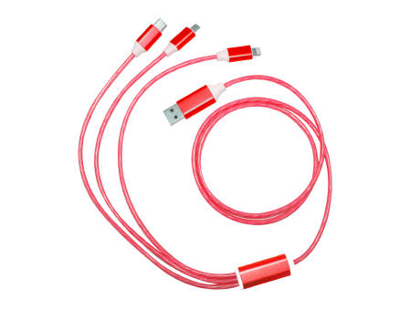 Ladekabel "LEDflow Cable 3in1“