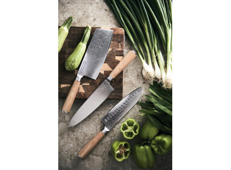 VINGA Hattasan Damascus Santoku Messer
