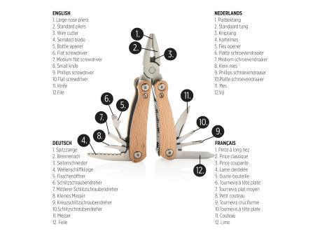 Holz Mini-Multitool