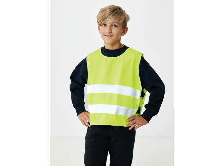 Sicherheitsweste aus GRS recyceltem PET 7-12 Jahre