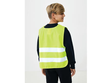 Sicherheitsweste aus GRS recyceltem PET 7-12 Jahre