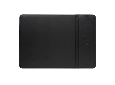 Swiss Peak RCS recyceltes 10W Wireless-Charging PU Mauspad